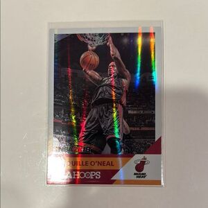Shaquille O'Neal Trading Card - Miami Heat Edition refractor by hoops mint